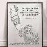 Albert Camus et le Foot - Citation illustrée