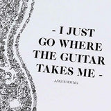 Short guitarist Quotes Art Illustrated