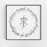 The JRR Tolkien Logo explanation - Fun facts monogram drawing.