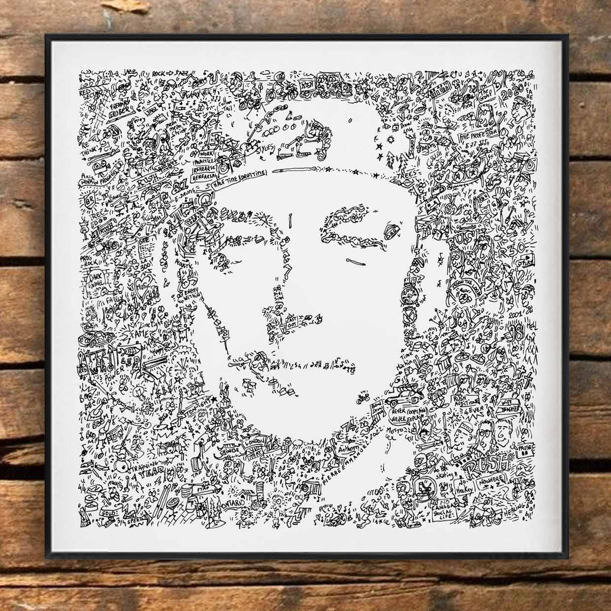 Neil Peart draw my life Art drawing drummer portrait drawinside