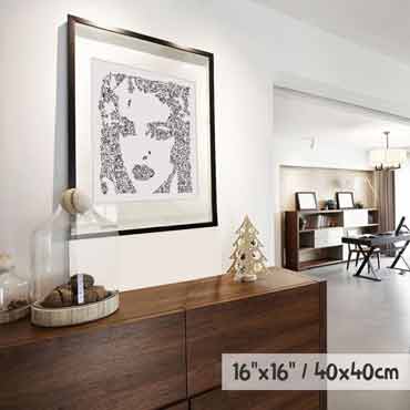 madonna art print biography drawing poster with doodles draw inside