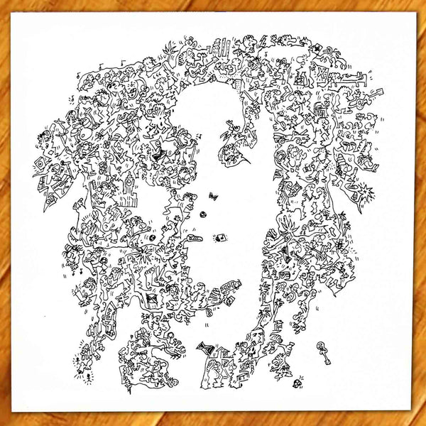 Bob Marley biography drawing portrait draw inside