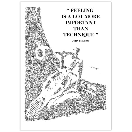 John bonham Quote - Led Zep Drummer