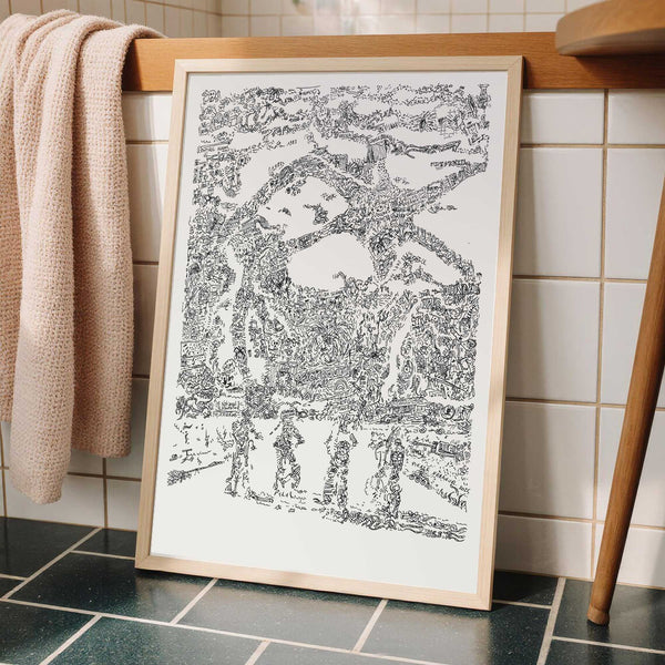 mind flayer stranger things drawing