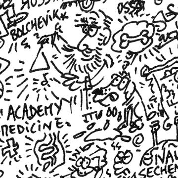 ivan pavlov dog drawing