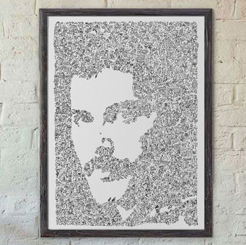 Freddie Mercury art print