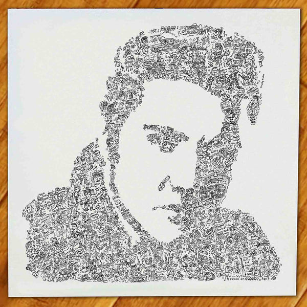 Elvis Presley biography drawing by drawinside