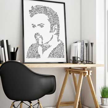 George Michael with doodles wham! details inside