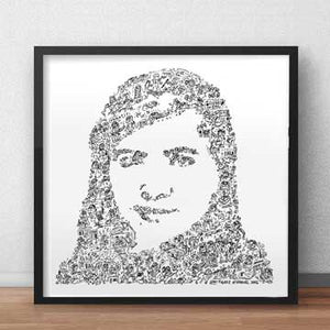 Malala Yousafzai fine art print