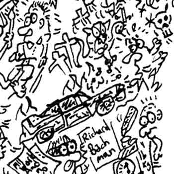 Stephen King plymouth fury christine drawing detail
