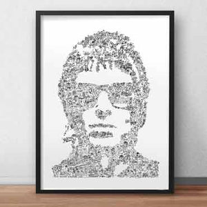 Liam Gallagher art print