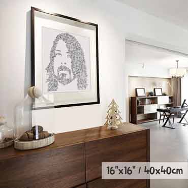 Dave Grohl print of the grunge drummer