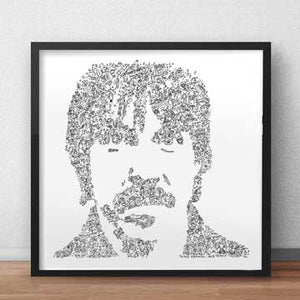 Anthony Kiedis art print drawing