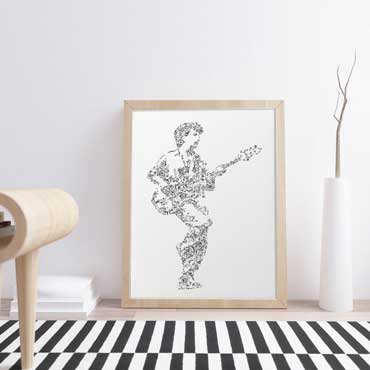 queen bassist john deacon illustration doodles