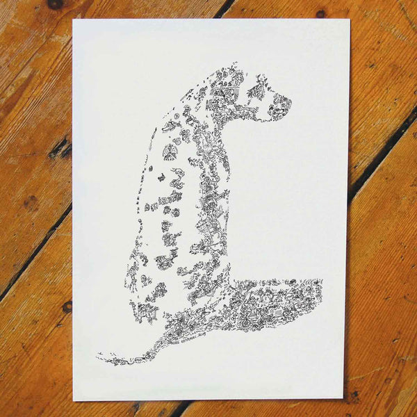 Dalmatian dog breed characteristics print