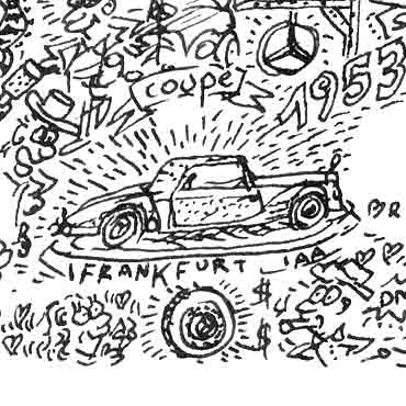 mercedes w187 220 coupe frankfurt 1953