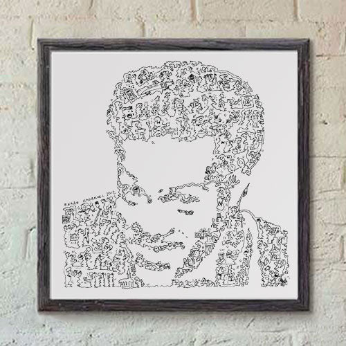 drawinside drawing of Chuck Berry