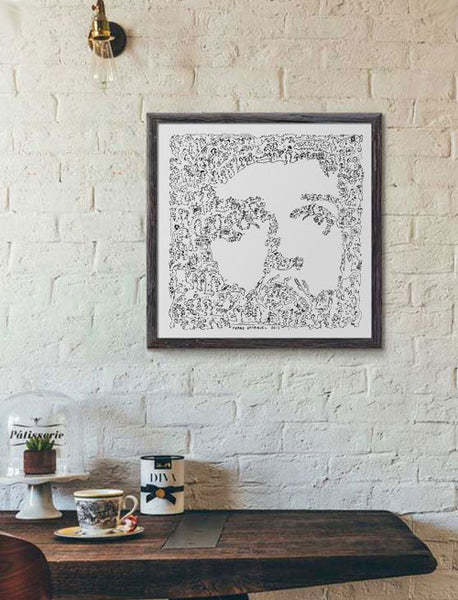 Ian Curtis print - Joy Division poster