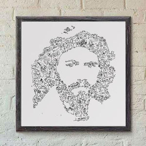 Barry Gibb print from the Bee Gees