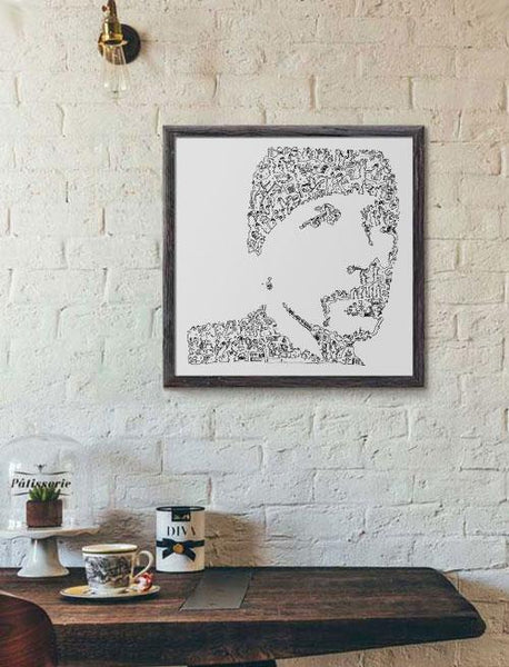 The Edge poster of david evans from u2
