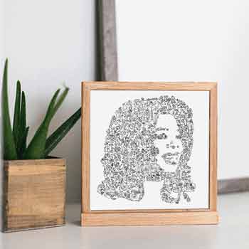 Oprah Winfrey scribble artwork by drawinside