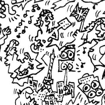 Gary moore comics parisienne walkways