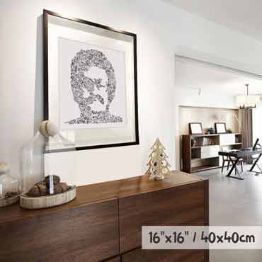 Giorgio Moroder poster wall art doodles