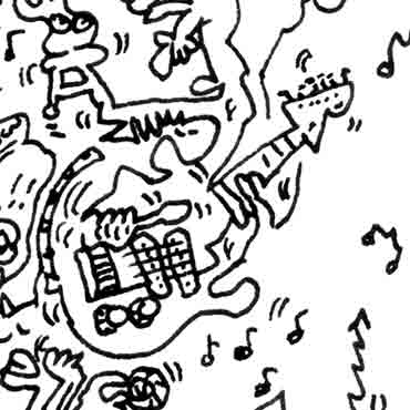 jeff beck doodle detail cream guitar