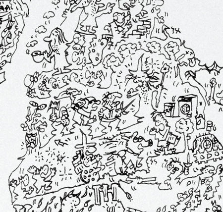 doodle detail about Gandalf of the lord of the ring