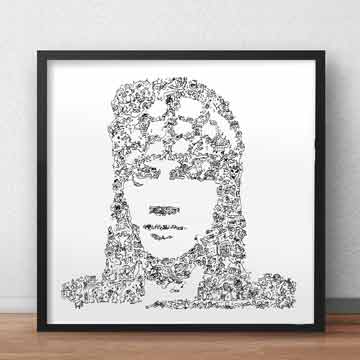 Axl Rose art print