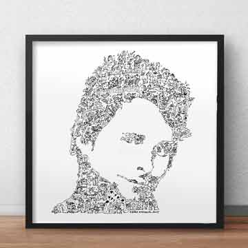 Matthew Bellamy fine art print