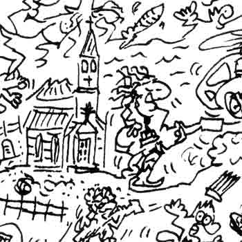 Slash solo november rain desert chapelle drawing comics