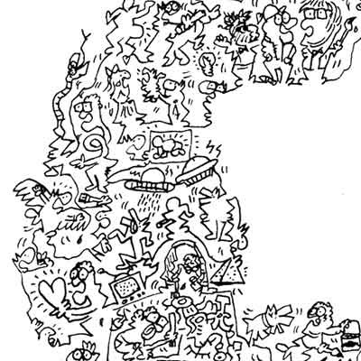Keith Haring drawingpop art radiant child popshop