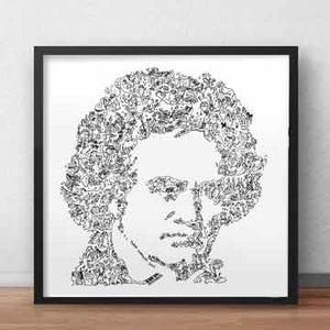 Ludwig Van Beethoven fine art print