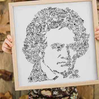 classical piano art gift Beethoven picture 