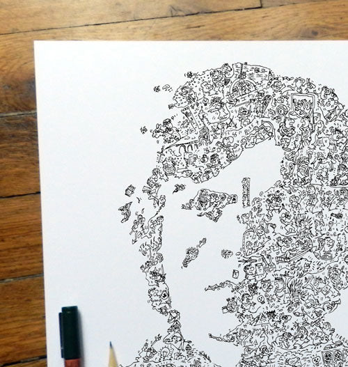 tyrion lannister intricate doodle art by drawinside