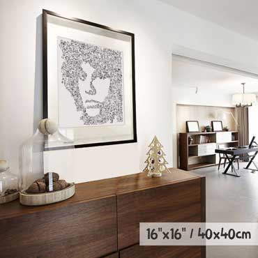 Jim Morrison doodle artwork by drawinside