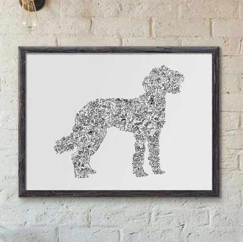 labradoodle dog print